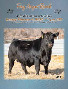 Frey Angus Ranch Production Sale 2024 Ranch Channel