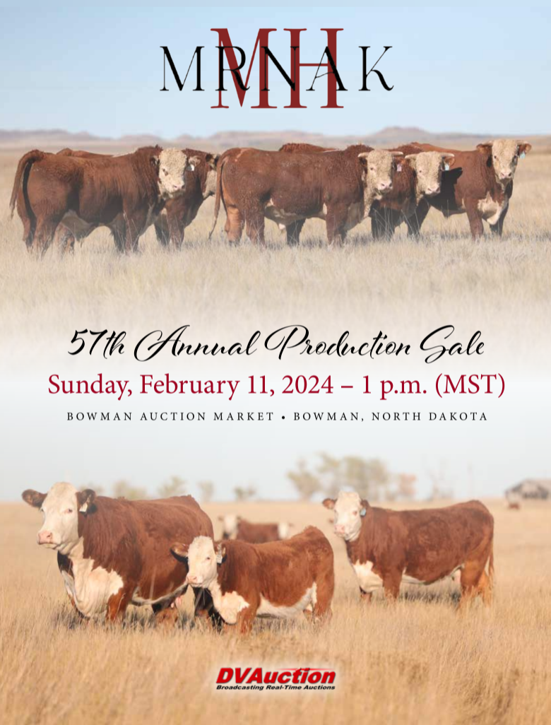 Mrnak Hereford Ranch Production Bull Sale