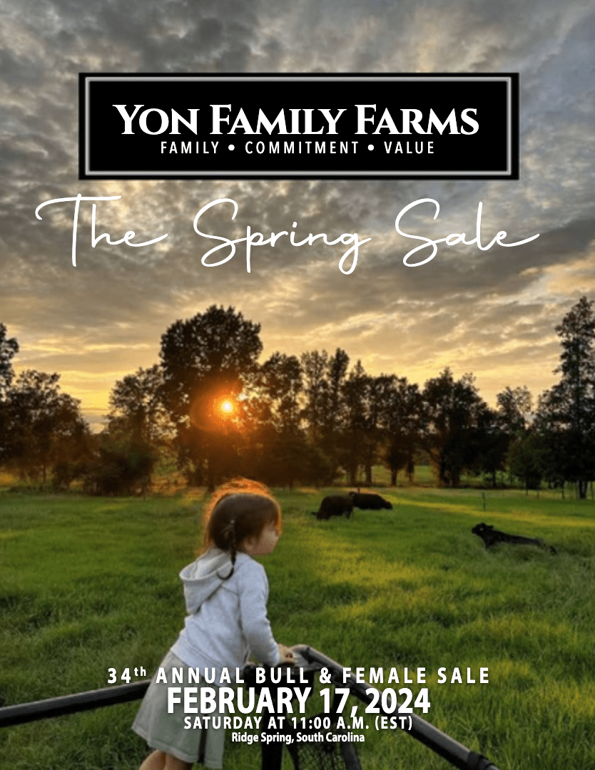 Yon Family Farms Production Bull Sale