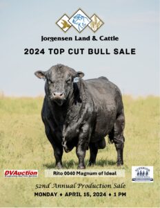 Jorgensen Land & Cattle Production Bull Sale Ranch Channel 2024