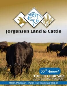Jorgensen Land Cattle Top Cut Angus Bull Sale Catalog 2027 South Dakota Ranch Channel