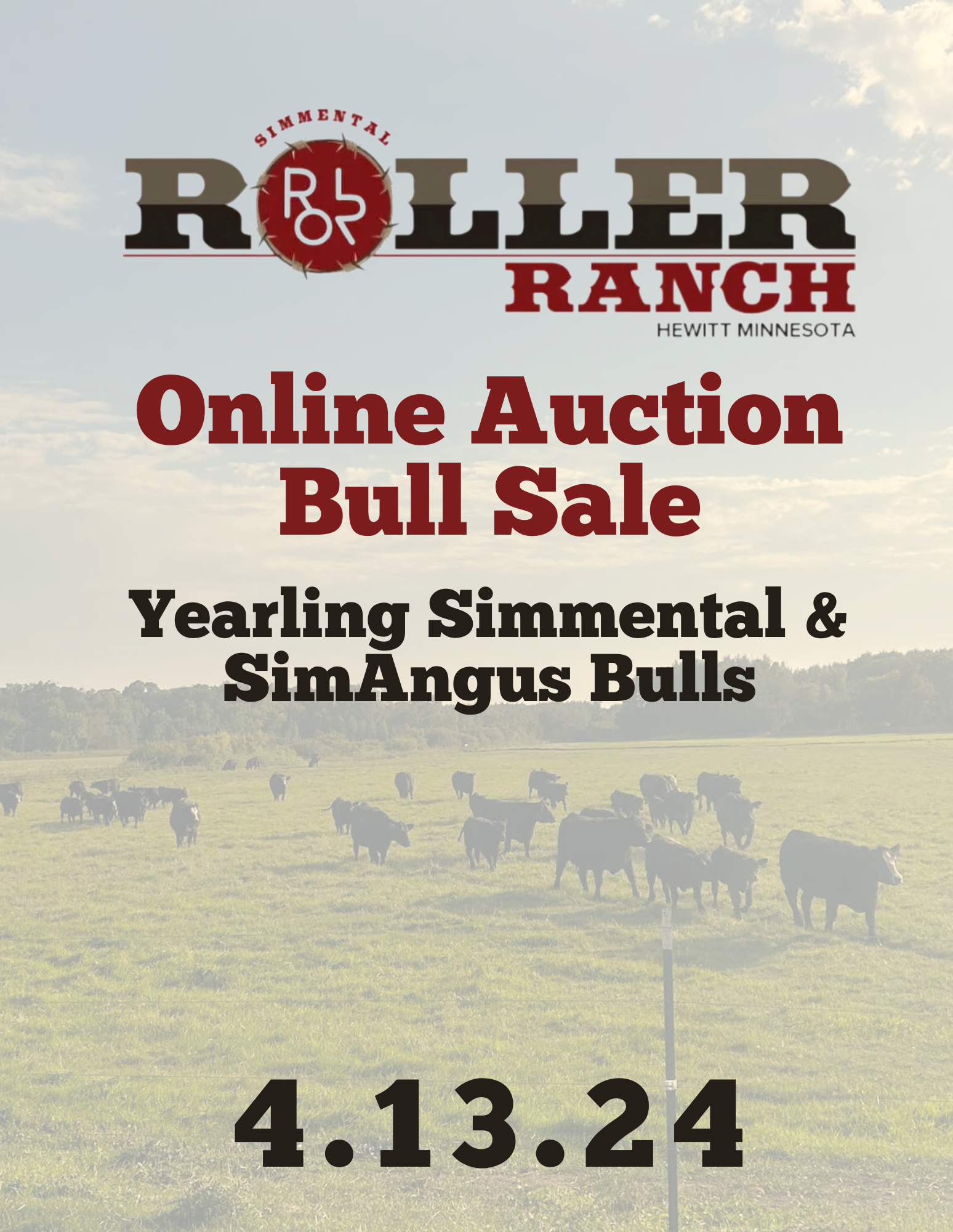 Roller Ranch Simmental & SimAngus Bull Sale Online Only Auction