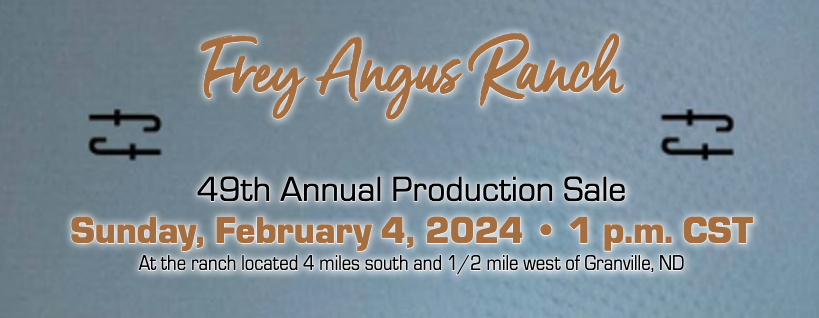 JYJ Red Angus Ranch Channel Red Angus Bull and Cow Sale 2024 Home Banner