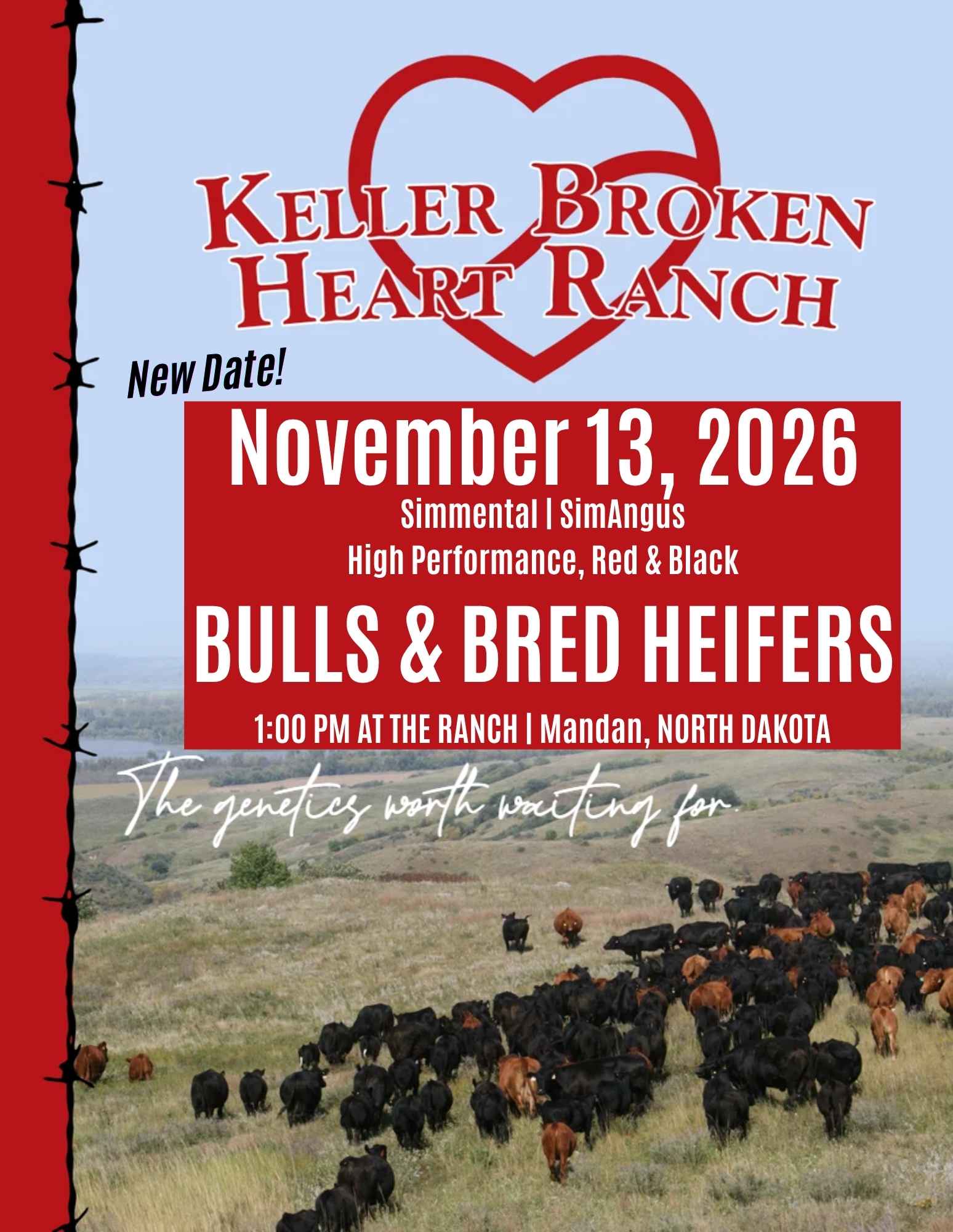 Keller Broken Heart Ranch Simmental SimAngus Bull Bred Heifer Sale Catalog 2026 Ranch Channel