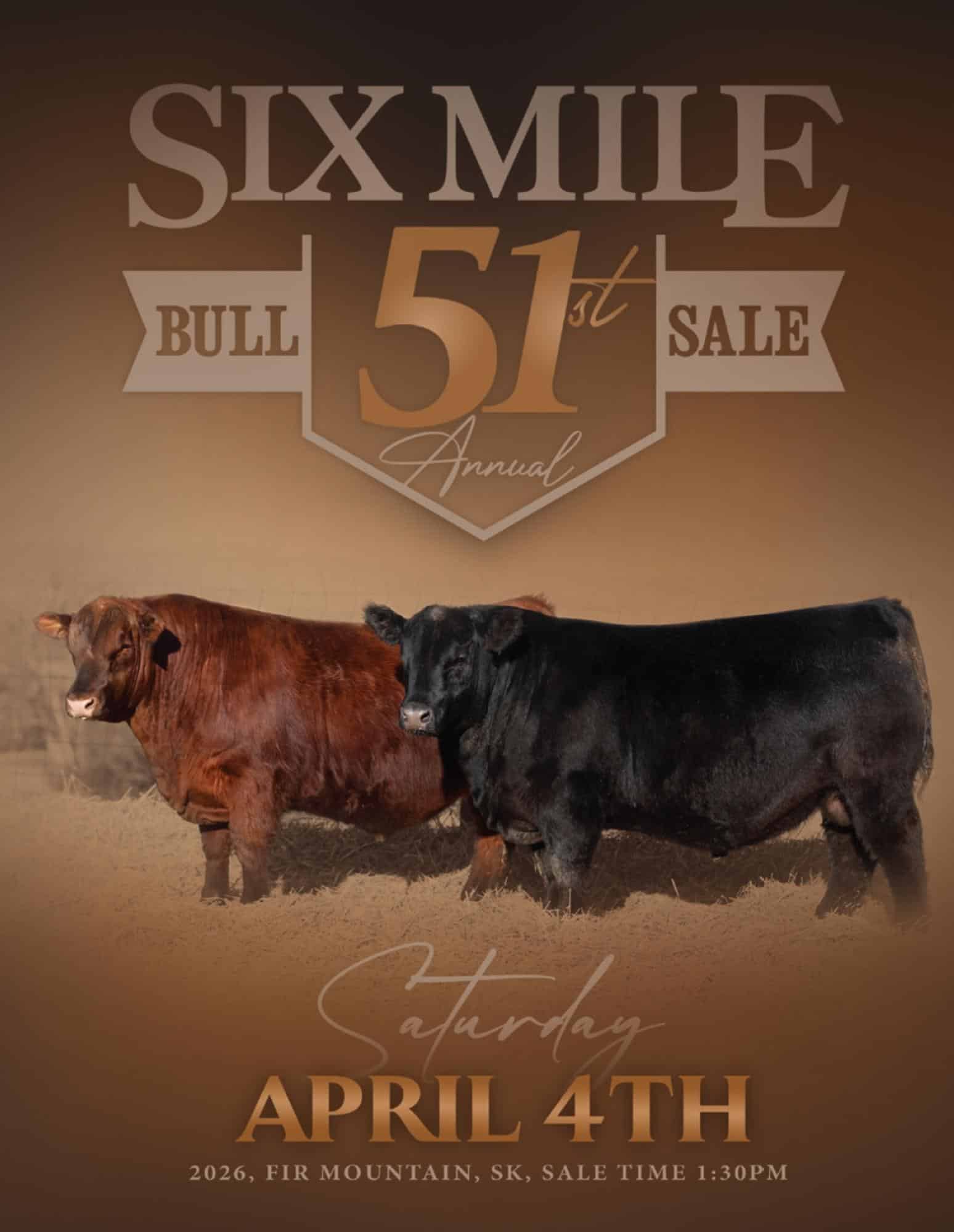 Six Mile Ranch: Angus, Red Angus, Simmental Bull and Heifer Sale